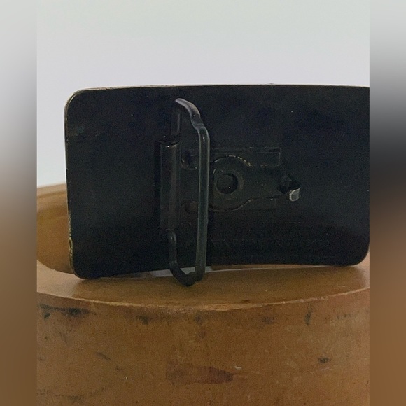 VINTAGE 1970s **FLICK MY BIC** BIC PEN CORPORATION ADVERTISEMENT BUCKLE​​​​​​​​ - Picture 2 of 5